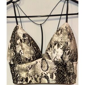 Forever 21 Monaco Snakeskin Print Tank Top